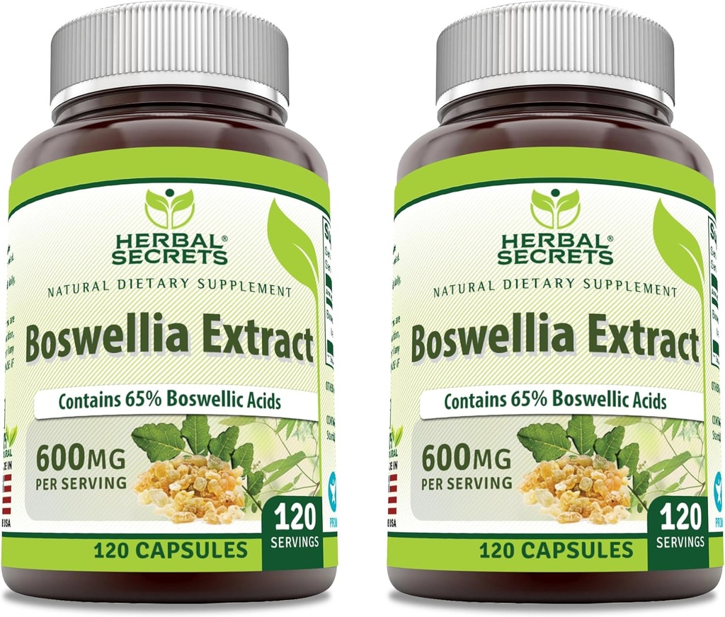 Εκχύλισμα Boswellia Serrata (65% Boswellic Acids) 600 mg Συμπληρώματα καψακίων 