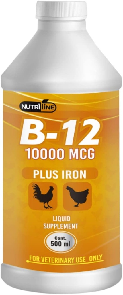 Poultry için NUTRILINE B-12 - Rooster, Hens, Chicken, Vitamin Recovery Sıvı 16 onzas