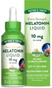 Doğanın Gerçek Melatonin Sıvı | 10 mg | 2 Fl oz Yetişkinler için maksimum Güç | Berry Flavor | Vegan, Non-GMO & Gluten Free Supplement Supplement