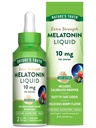 Doğanın Gerçek Melatonin Sıvı | 10 mg | 2 Fl oz Yetişkinler için maksimum Güç | Berry Flavor | Vegan, Non-GMO & Gluten Free Supplement Supplement