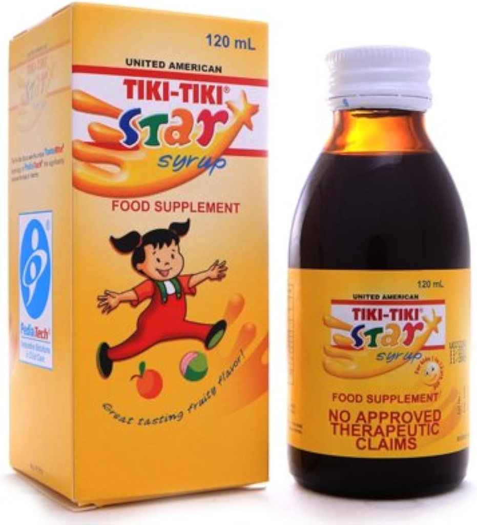 2 Tiki-Tiki Star Plus Syrup (2 x 120 ml)
