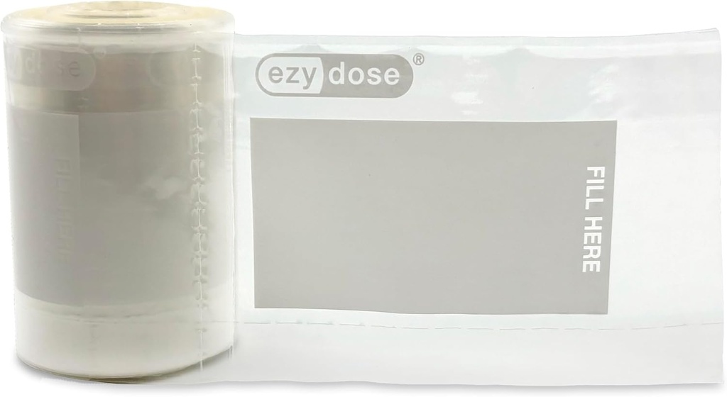 Ezy Dose Use Pill, Vitamin ve Tıp Organize Pouches, Pocket Dimensiond ve Easy to Use Seal Bag, 400 Count, BPA Free