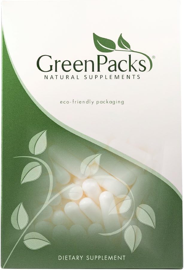 GreenPacks® GABA 750 mg Supplement - 60 Capsules