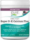 Ionic Fizz Super D-K Calcium Plus από την Pure Essence - με Extra Magnesium, Βιταμίνη D3, Βιταμίνη K2 για Strong Bones and Stress Support - Mixed Berry - 14,82oz