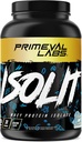 Primeval Labs ISOLIT - Whey Protein Powder, 100% Whey Isolate, 25g πρωτεΐνης, BCAAs, γρήγορη απορρόφηση, Easy Digesting (Diner Vanilla, 2lb)