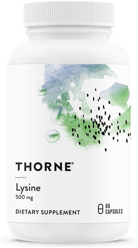 THORNE - Lysine - Απαραίτητο αμινοξύ για την υγεία του δέρματος, την παραγωγή ενέργειας & την ανοσοποιητική λειτουργία * - 500 mg - 60 Υπηρεσίες