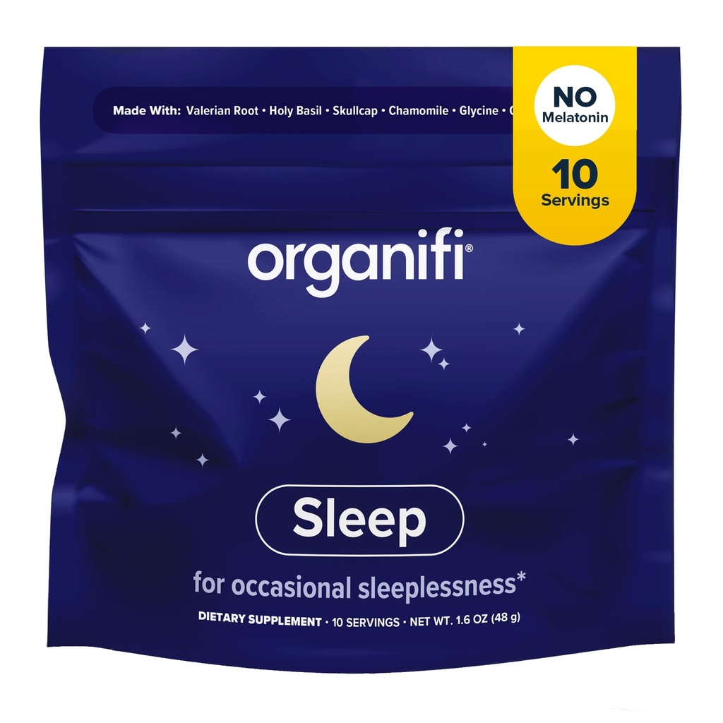 Organiz Uyku - Valerian Root, Lavender, GABA ve L-theanine - No Melatonin - Calming and Relaxing Nighttime Drink - No Gluten, Dairy or Soy