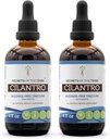 Tribe Cilantro Alkol-Free Liquid Extract, Cilantro Tray Leaf Tincture Supplement (2x4 FL OZ)