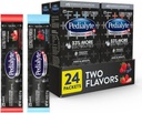Pedialyte AdvancedCare Plus Electrolyte Toz,% 33 daha fazla Electrolytes ve PreActiv Prebiyotiks, Diversity Pack: Berry Frost ve Strawberry Freeze, 24 Toz Packets