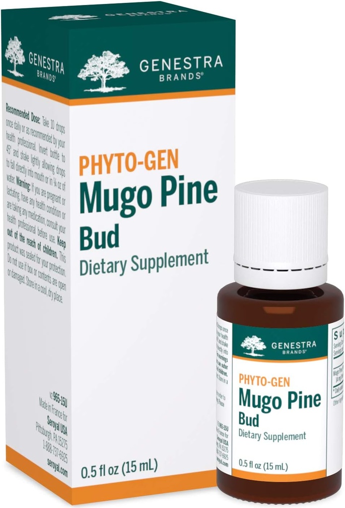 Genestra Brands - Mugo Pine Bud - συμπλήρωμα βοτάνων - 0,5 fl. oz.