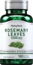 Piping Rock Rosemary 1200 mg | 180 Capsules | Herbal Plant Extract | Non-GMO, Gluten Free Supplement