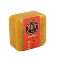 TAME THE WILD Orange Walnut Beard Soap Bar - 5 oz Exfoliating Beard Wash and Face Scrub - Shea Butter and Coconut Oil Cleanser - Hydrating Grooming Soap - Father's Day Armağan