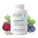 Pure Therapro Rx Torchated Multivitamin for Men and Women |til Multi Without Iron + Torch B12 & Torchfolate | Pharma Grade | 240 Capsules, 4-Month Supply