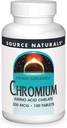 Source Naturals, Inc. Chromium Chelate 20006 100 Tablet