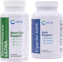 Cerule Stemenhance + Cyactive Spirulina Support Ultra Stem Cell Support Supplement with Extracts from Freshwater Microalgae and Marine Macroalgae to help Artm Cells and Prom