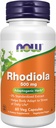 NOW FOODS Rhodiola 500MG 3PCT Extract60 VCAP, 60 CT