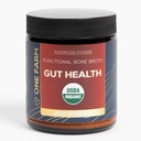 One Farm Superfood Toz Gut Health, Organik Gut Soothing Mix ve Prebiyotik Mix, Non-GMO, Bone Broth, Türkiye Tail Mushroom, Slippery Elm ve Marshmallow Root for GI Health