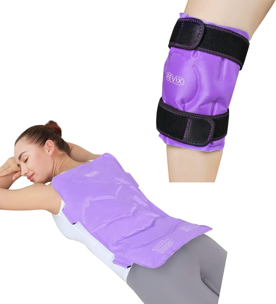 IVIX Diz Buz Paketi Injuries Reusable ve Ekstra Büyük Gel Soğuk Paketi Full Back Pain Relief