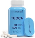 TUDCA - Tauroursodeoxycholic Acid Bile Salt, hizmet başına 500 mg ve 60 Vegetarian Capsules, Liver Wellness, Natural Materialss, 30-Day Supply, ABD'de Yapıldı