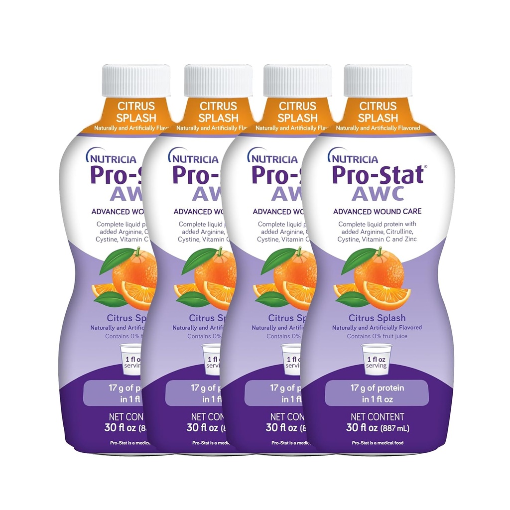 Pro-Stat Advanced Yara Bakımı (AWC), Yoğun Sıvı Protein Tıbbi Gıda - Citrus Rooney Flavor, 30 Fl Oz şişe (Dörtüncü Yara Bakımı)
