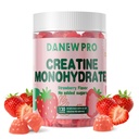 Creatine Monohydrate Gummies για Άνδρες & Γυναίκες, Creatine Monohydrate for Muscle Strength, Mus Builder, Energy Boost, Pre-Workout Supplement (120 Count)-Strawberry Flavor