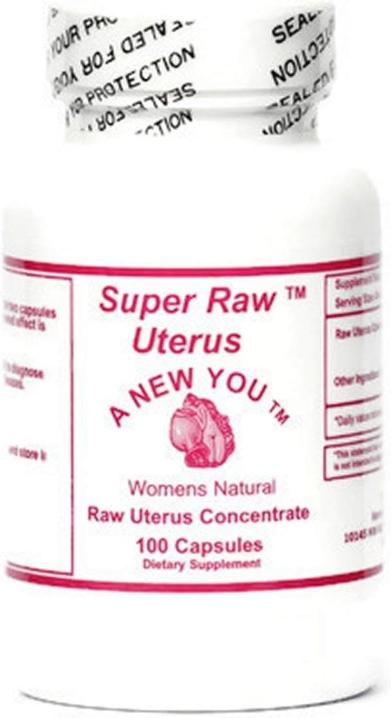 Raw Uterus Glandular Pills for Crossdressing, Transgender and Trans- Women