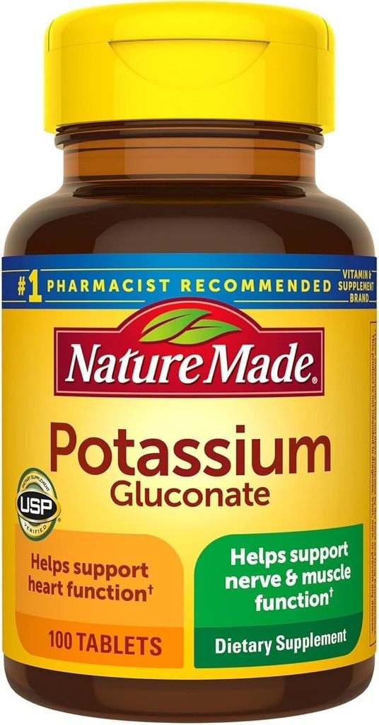 Nature Made P properties Gluconate 550 mg, 100 Tablet (Pack of 5)