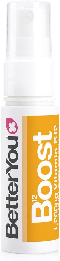 BetterYou Boost Vitamin B12 στοματικό σπρέι - Φυσικό συμπλήρωμα υγρού - σπρέι βιταμίνης για την καθημερινή πρόσληψη B12 - Πράσινο τσάι και χρώμιο - 0,85 oz
