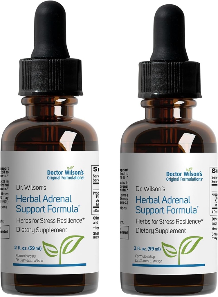 Doktor Wilson'un Orijinal Formülasyonları 2-Pack Herbal Adrenal Destek Formula 2 Sıvı Ounces