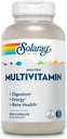 SOLARAY Spectro Multivitamin, Iron Free - Multi Vitamin w/Calcium, Magnezyum, Energating Greens, Digestive Enzymes - Digestion, Cellular Energy, Bone Health, Immune Support, 41 Hizmet, 250 Capsules