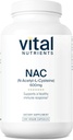 Vital Nutrients NAC 600 mg | N-Acetyl Cysteine | Vegan NAC Supplement | Sinus, Liver, Immune ve Respiratory Health* | Gluten, Dairy, Soy Free | 200 Capsules