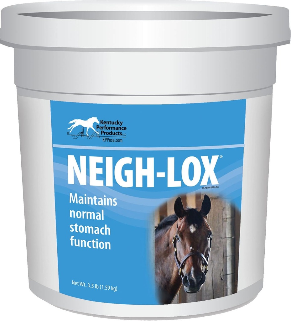 Kentucky Performansı Atlar için Neigh-Lox Digestive Supplement, 3.5 Pound Konteyner