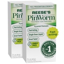 REESE'S PINWORM Tıp Entire Family için Sıvı, Full Prescription Strength, 2 Oz, #1 Doktor Single Dose Pyrantel Pamoate Dewormer'u Yetişkinler ve Çocuklar için 2+, Banana Flavor
