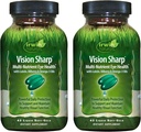 Irwin Naturals Vision Sharp Multi-Nutrient Eye Health - 42 Liquid Soft-Gels, Pack of 2 - with Lutein, Bilberry & Omega-3s - 42 Total Services