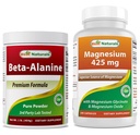 Beta Alanine Pure Toz 1 Pound & Glycinate 425 mg