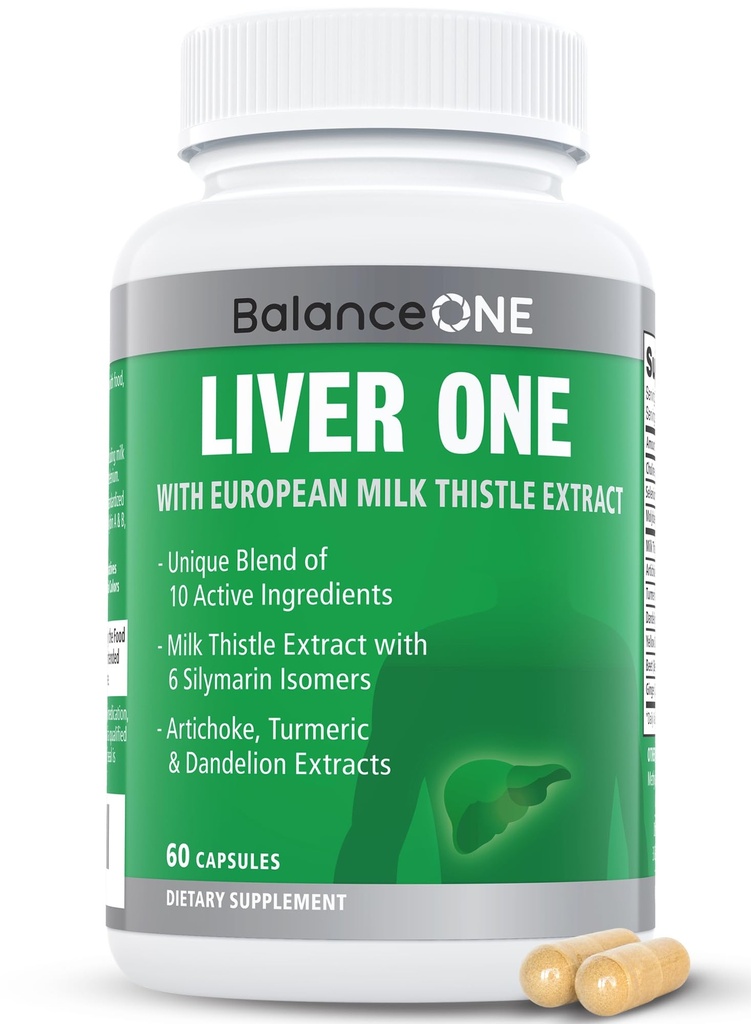 Süt Butle Ekstra Canlı Destek Supplement, Dandelion Root & Molybdenum - Erkekler ve Kadınlar için Doğal Canlı Destek - Vegan Capsules, 1 Ay Supply - Liver One