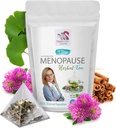 menopoz rahatlaması - MENOPAUSE TEA 14 GÜNS - kadınlar için menopoz rahatlaması, kadınlar için sıcak flaşlar, siyah kohosh, gingko, kırmızı pever, cinnamon, yeşil çay, licorice 1 Pack 14 Çanta