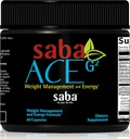 Saba ACE G2 - Θερμογόνος Πάχος Burner. Συμπλήρωμα απώλειας βάρους, ορεκτικό καταπιεστικό, & ενεργειακό ενισχυτή - Πράσινο εκχύλισμα τσαγιού, Capsimax, Garcania, Carnosyn & More - 60 κάψουλες