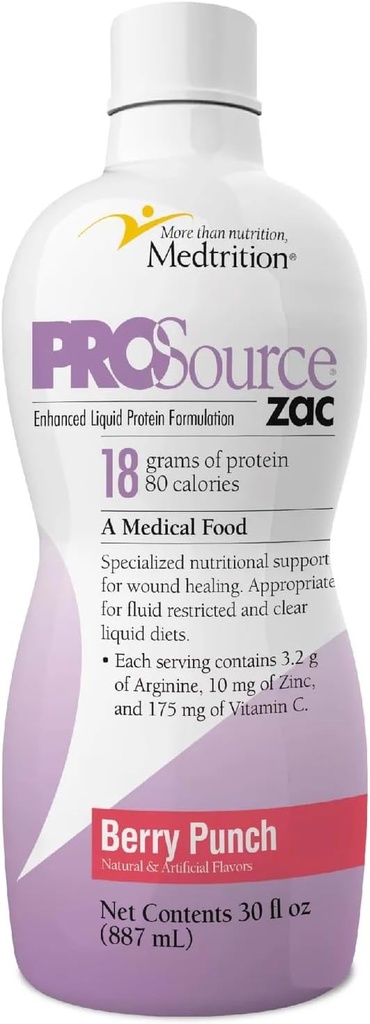 ProSource Zac στοματικό συμπλήρωμα Berry Punch 32 oz μπουκάλι