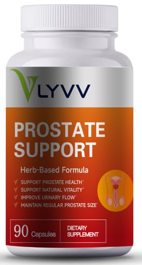 Lyvv Prostate Support with Saw Palmetto, Plant Sterol, çinko,Selenium,Copper and More for Prostate Health and Urinary Health, 90 capsuels