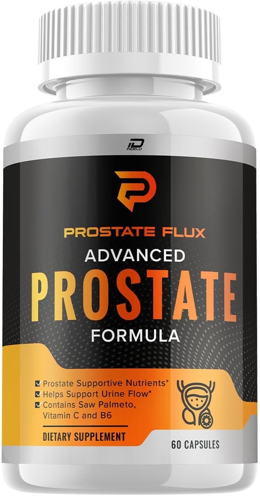 ProstateFlux Advanced Formula Κάψουλες, ProstateFlux Wellness Formula, Complete Support of Normal Bladder and Functions, Prostate Flux Reviews (60 Κάψουλες)