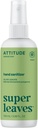 ATTITUDE Hand Sanitizer Spray, EWG Επαληθευμένο, Σκοτώνει μικρόβια & βακτήρια, Vegan & Plant-based, Ασφαλές για ενήλικες & παιδιά, φύλλα ελιάς Sleeps Slead, 3.38 Fl Oz (Σπρέι Μπουκάλι)