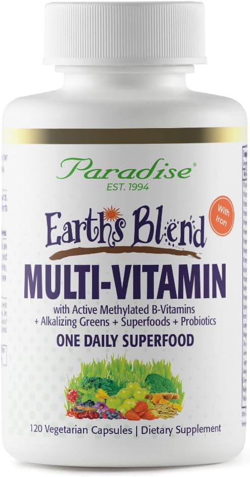 Cennet Herbs Dünya'nın Kadınları Demir, 48 Organik Superfoods, Probiyotikler, Antioksis, Vitaminler A, B12, C, D, K2, 120 Capsules