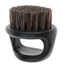 Salon Berber Wood Bristles Hair Beard Cleansing Grooming Brush Men's Mustache Shaping Comb - Black