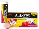Vitamin C 1000mg (per serving) - Airborne Very Berry Effervescent Tablets (36 count in a box), Gluten-Free Immune Support Supplement, With Vitamins A C E, ZINC, Selenium, Echinacea & Ginger