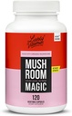 ΖΩΗ ΒΙΤΑΜΙΝΗ CO. Mushroom Magic - Chaga - Cordyceps - Lions Mane - Turkey Tail - Reishi - Shiitake - Mitake - Ανοσοποιητικό - Ενέργεια - Μνήμη - Μη ΓΤΟ - 120 Vegan Κάψουλες