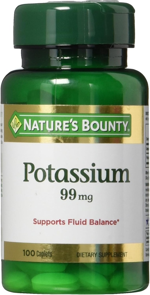 Nature's Bounty P properties Gluconate 99 mg, 100 Caplets
