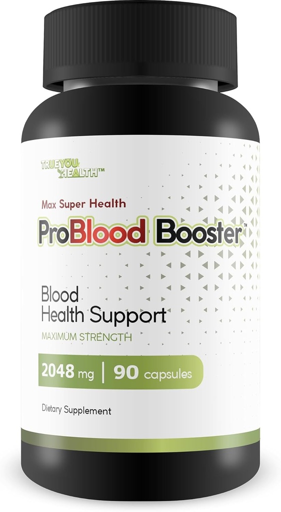 Max Super Health Pro Blood ATM - Blood Health Support Supplement - Balanced Blood Health & Blood Flow - Aid Circulatory Health - Sağlıklı Kan Gemi ve Cardiovascular Fonksiyonlar