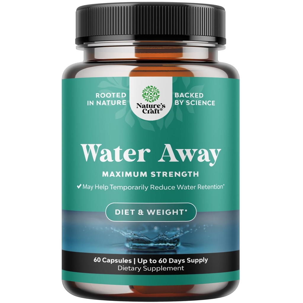 Su Away Supplement for Fast Bloating and Swelling Relief Pure Natural Diuretic Pills Retention Support Kilo Kayıp Enerji Seviyelerini Güçlendirmek