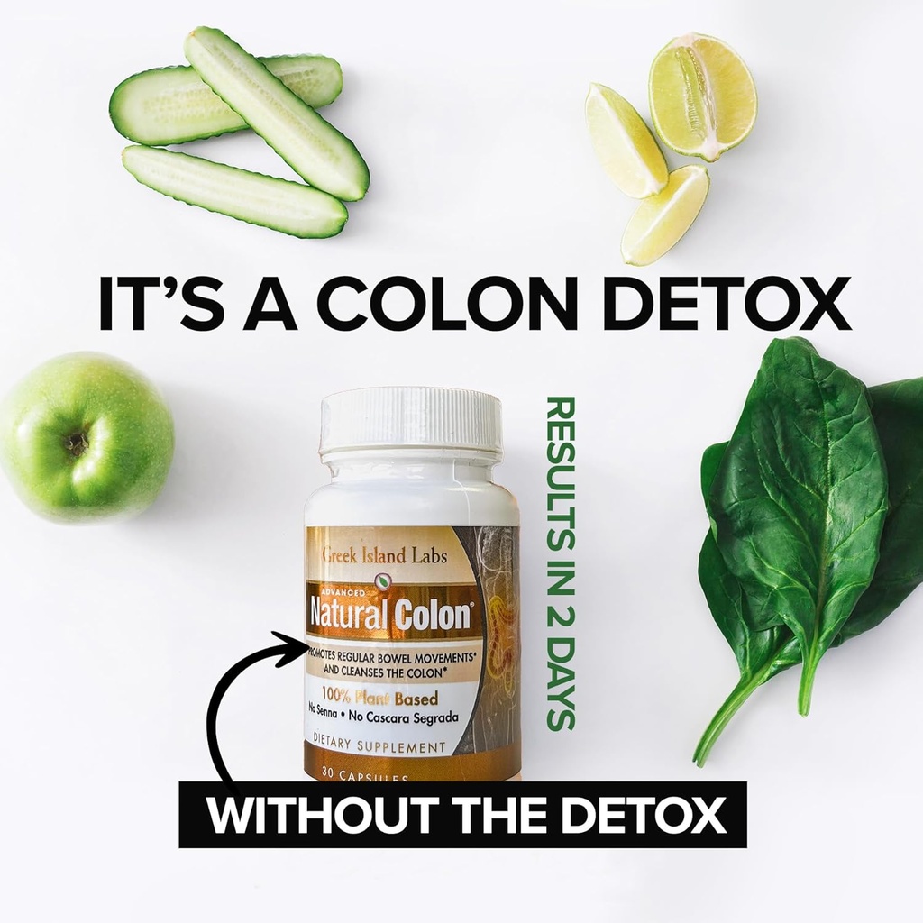 Natural Colon Cleanse Supplements – 30 Günlük Supply – Gentle Digestive Detox – Gas, Bloating & Constipation - Sağlıklı Gut Fonksiyonlar Destekler - Sağlıklı Gut Fonksiyonlar